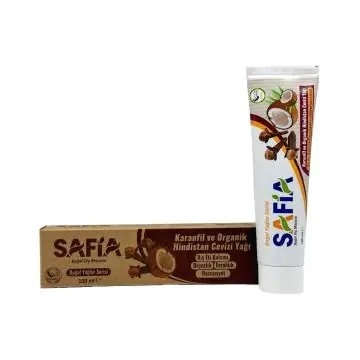 Safia Organik Karanfil + Hindistan Cevizi Diş Macunu 100 Ml için ayrıntıları göster Safia Organik Karanfil + Hindistan Cevizi Diş Macunu 100 Ml resmi