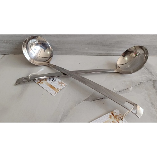 Çelik Servis Kepçesi XL 38 cm resmi