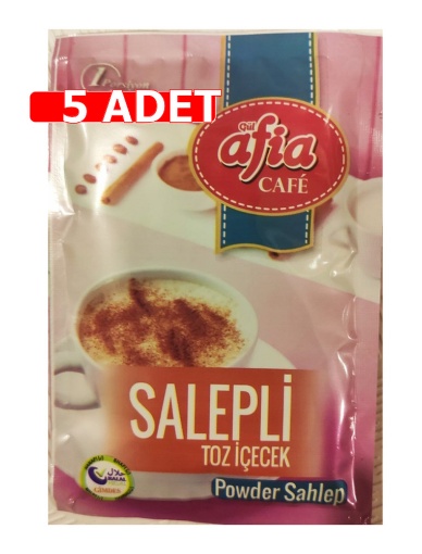 [Kampanya] Afia Salepli Toz Içecek 20 Gr   (5 Adet) resmi