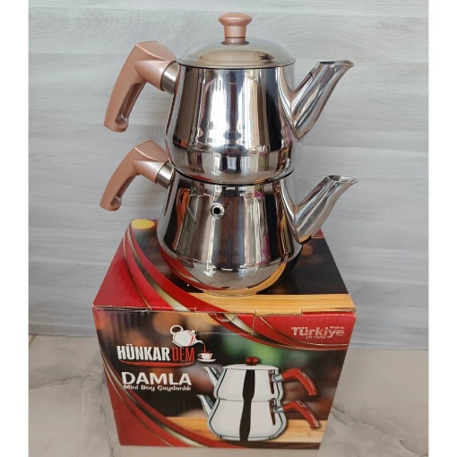 Damla Mini Boy Çaydanlık 12 Bardak resmi