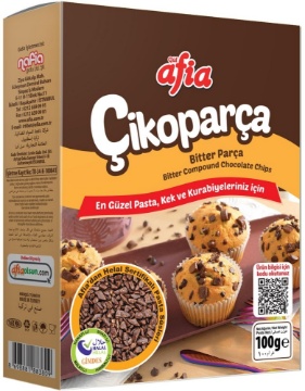 Afia Çikoparça Bitter Çikolata 100 Gr için ayrıntıları göster Afia Çikoparça Bitter Çikolata 100 Gr resmi