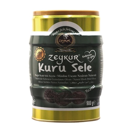 Zeykur Sele Zeytini Tuzsuz 900gr resmi