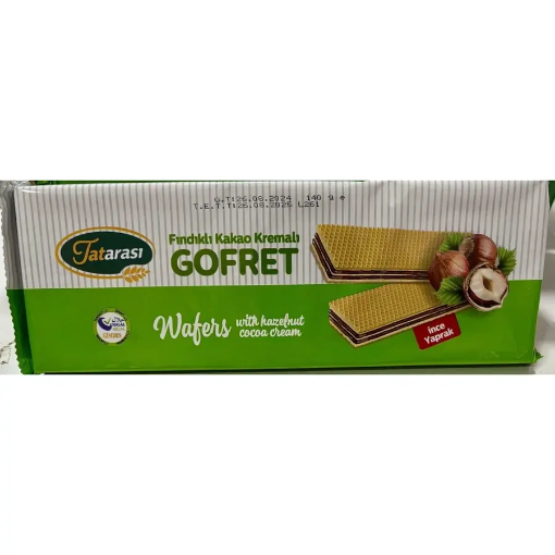 Tatarası Fındık Kakao Kremalı Gofret 140 Gr resmi