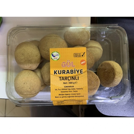 Gül Kurabiye Tarçınlı 300 Gr resmi