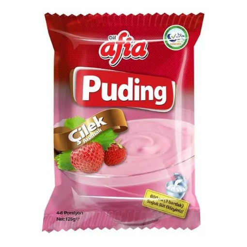 Afia Çilekli Puding 125 Gr resmi