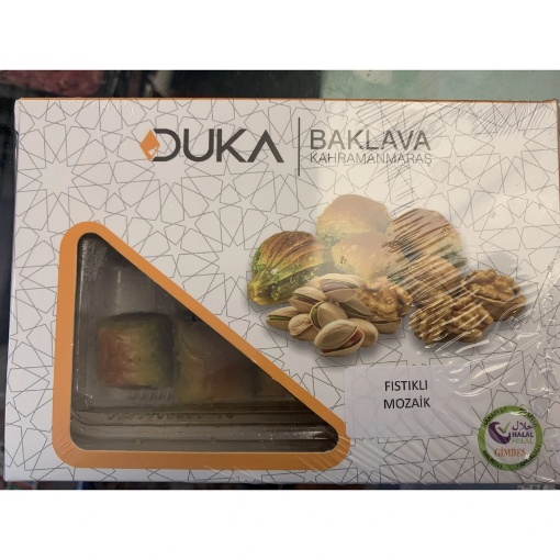 Duka Tatlı Fıstıklı Mozaik Baklava 250 Gr resmi