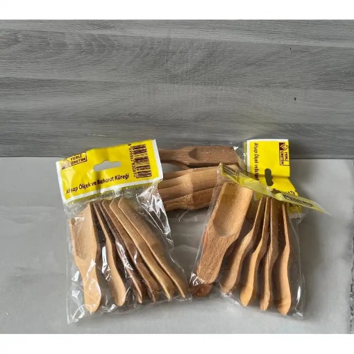 Ahşap Baharat Kaşığı (6'lı Paket) resmi