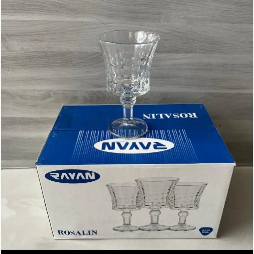 Rayan Rosalin Ayaklı Bardak (6'lı Paket) resmi