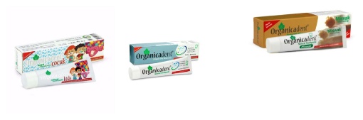 [Kampanya] Organicadent Doğal Çocuk Diş Macunu 50 Ml-75 Gr  + Organicadent Doğal Diş Macunu 75 Ml-105 Gr  + Organicadent Misvaklı Diş Macunu 75 Ml / 105 Gr resmi