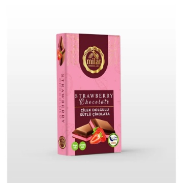 Milat Milat Premium Çilekli Çikolata 60 Gr için ayrıntıları göster Milat Milat Premium Çilekli Çikolata 60 Gr resmi