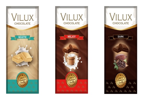 [Kampanya] Rengarenk Milat Vilux Çikolata 40 Gr (Bitter+Sütlü+Fildişi) resmi