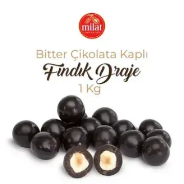 Milat Çikolata Kapli Findik Draje Bitter (Dökme) 100 Gr için ayrıntıları göster Milat Çikolata Kapli Findik Draje Bitter (Dökme) 100 Gr resmi