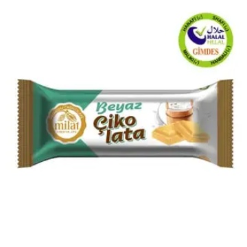 Milat Krema Dolgulu Beyaz Çikolata 25 Gr için ayrıntıları göster Milat Krema Dolgulu Beyaz Çikolata 25 Gr resmi