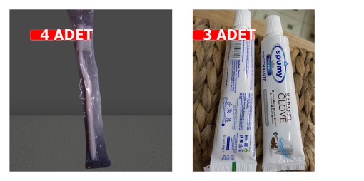 [Kampanya] Spumy Karanfilli Diş Macunu 33 Ml  (3 Adet) + Spumy Tekli Diş Fırçası (Orta Sert) Kapaklı  (4 Adet) resmi