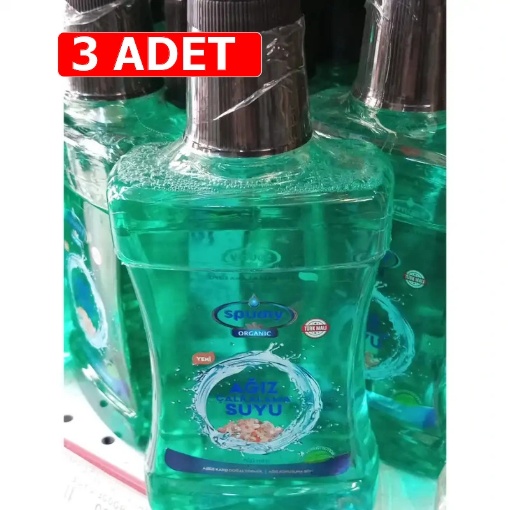 [Kampanya] Spumy Ağız Çalkalama Suyu 400 Ml  (3 Adet) resmi