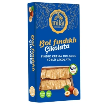 Milat Premium Fındık Krema Dolgu Çikolata 60 Gr için ayrıntıları göster Milat Premium Fındık Krema Dolgu Çikolata 60 Gr resmi