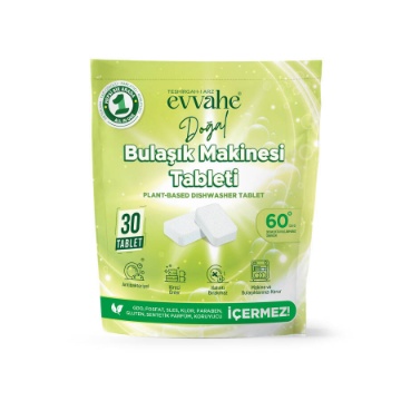 Evvahe Doğal Bulaşık Makinesi Tableti 30 Adet için ayrıntıları göster Evvahe Doğal Bulaşık Makinesi Tableti 30 Adet resmi