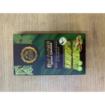 Milat Bol Fıstıklı Bitter Çikolata 60 Gr için ayrıntıları göster Milat Bol Fıstıklı Bitter Çikolata 60 Gr resmi