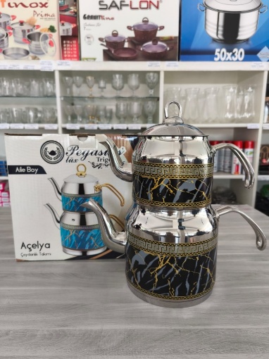 Pegasuss Aile Boy Desenli Çaydanlık (27 Bardak) resmi
