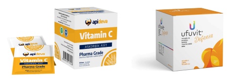 [Kampanya] Apideva C Vitamin 30 Şase + Ufuvit Defense 30 Saşe Takviye Gıda resmi