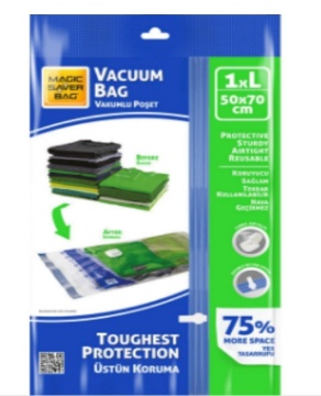 Magic Saver Vakum Poşet 50 x 70 Cm için ayrıntıları göster Magic Saver Vakum Poşet 50 x 70 Cm resmi