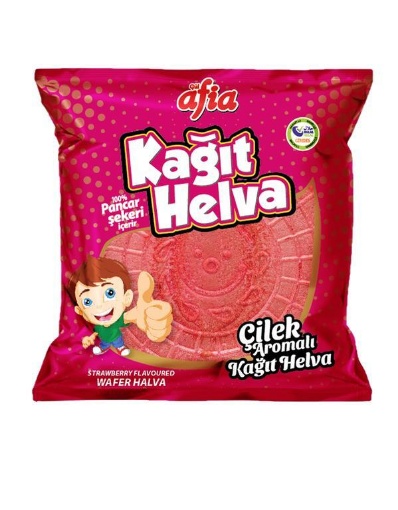 Afia Kâğıt Helva Çilek Aromalı 45 Gr resmi