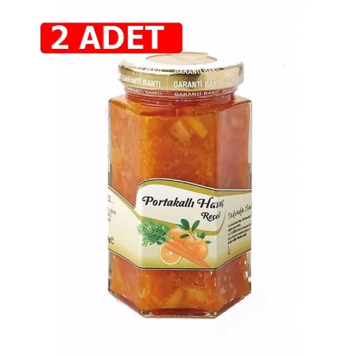 [Kampanya] Atiye Laçin Portakallı Havuç Reçeli 250 Gr (2 Adet) resmi