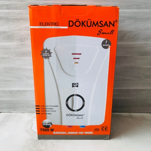 Dökümsan Termostatlı Şofben 7500 W resmi