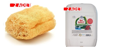 [Kampanya] Babı Şifa Bulaşık Deterjan Seti - Nar Bahçesi 5 Lt (2 Adet) + Kabak Lifi (2 Adet) resmi