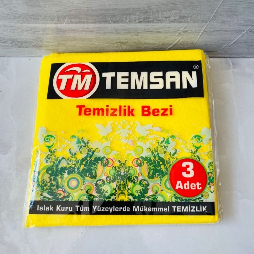 Temsan 3'lü Temizlik Bezi resmi