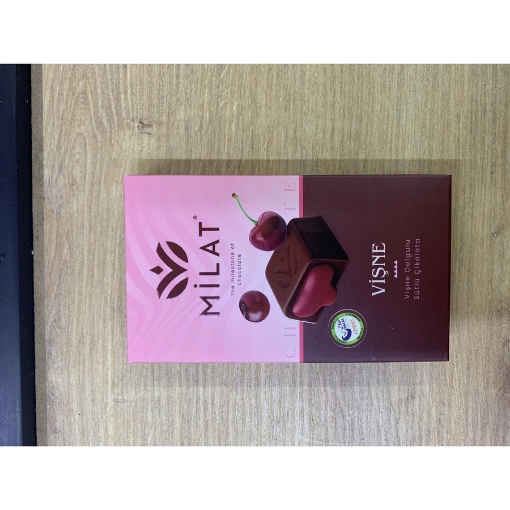 Milat Vişne Dolgulu Sütlü Çikolata 60 Gr resmi