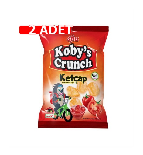[Kampanya] Afia Koby's Crunch Ketçap Aromalı Mısır Cips 50 Gr (2 Adet) resmi