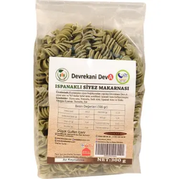 Devrekani Deva Ispanaklı Siyez Makarnası 300 Gr için ayrıntıları göster Devrekani Deva Ispanaklı Siyez Makarnası 300 Gr resmi