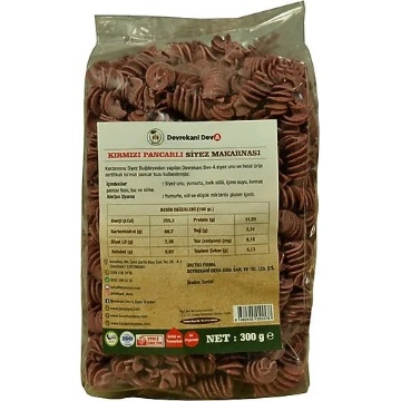 Devrekani Deva Kırmızı Pancarlı Siyez Makarnası 300 Gr için ayrıntıları göster Devrekani Deva Kırmızı Pancarlı Siyez Makarnası 300 Gr resmi
