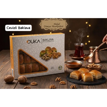 Duka Tatlı Tam Tereyağlı Cevizli Baklava 750 Gr için ayrıntıları göster Duka Tatlı Tam Tereyağlı Cevizli Baklava 750 Gr resmi
