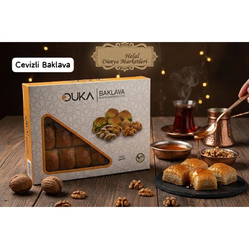 Duka Tatlı Tam Tereyağlı Cevizli Baklava 750 Gr resmi