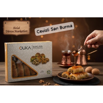 Duka Tatlı Tam Tereyağlı Cevizli Sarı Burma 750 Gr için ayrıntıları göster Duka Tatlı Tam Tereyağlı Cevizli Sarı Burma 750 Gr resmi