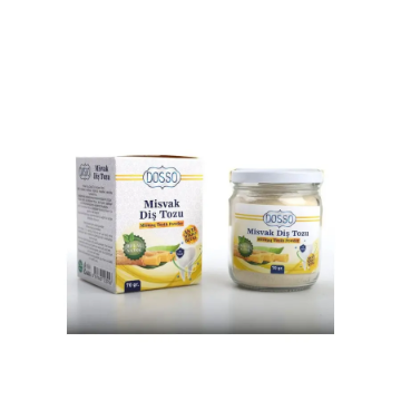 Dosso Diş Misvak Tozu Cam Kavanoz 70 Gr için ayrıntıları göster Dosso Diş Misvak Tozu Cam Kavanoz 70 Gr resmi
