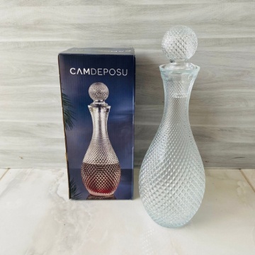 Cam Deposu Karaf Şerbetlik Sürahi ~1 lt için ayrıntıları göster Cam Deposu Karaf Şerbetlik Sürahi ~1 lt resmi