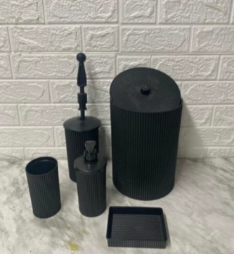 Diamond 5 Parça Banyo Lavabo Seti için ayrıntıları göster Diamond 5 Parça Banyo Lavabo Seti resmi