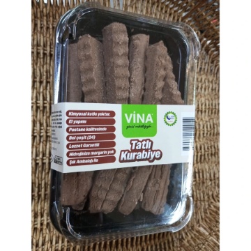Vipnatural Çubuklu Kakaolu Kurabiye 300 Gr için ayrıntıları göster Vipnatural Çubuklu Kakaolu Kurabiye 300 Gr resmi