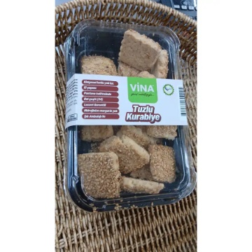 Vipnatural Susamlı Kare Tuzlu Kurabiye 300 Gr için ayrıntıları göster Vipnatural Susamlı Kare Tuzlu Kurabiye 300 Gr resmi