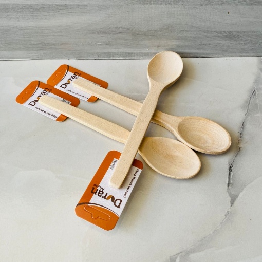 Duran Küçük Ahşap Kaşık 23 Cm resmi
