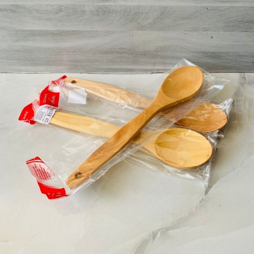 Cemre Büyük Ahşap Kaşık 27 Cm resmi
