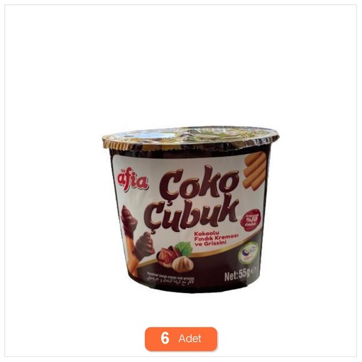 [Kampanya] Afia Çoko Çubuk 55 Gr (6 Adet) resmi