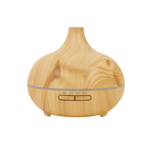 Ledli Difüzör Açık Ahşap Renkli resmi