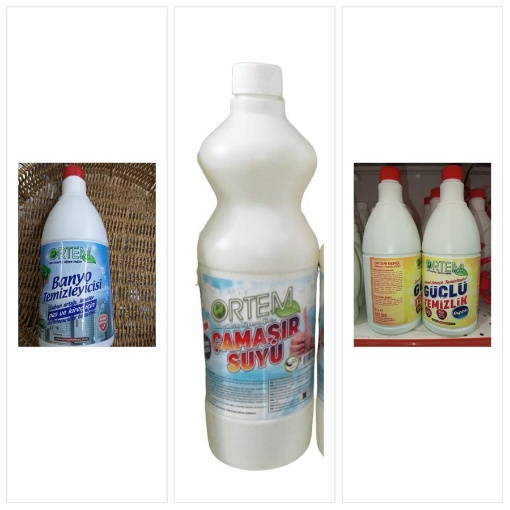 [Kampanya] Ortem Banyo Temizleyicisi 1 Lt + Ortem Çamaşır Suyu 1 Lt + Ortem Genel Amaçlı Temizlik Güçlü Temizlik Aspirin 1 Lt resmi