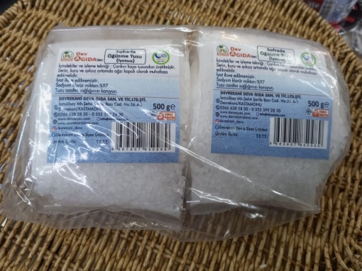 Devrekani Çankırı Kaya Tuzu Sofrada Öğütme 1 Kg resmi