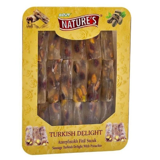 Öğüt Antep Fıstıklı Fitil Sucuk 300 Gr resmi