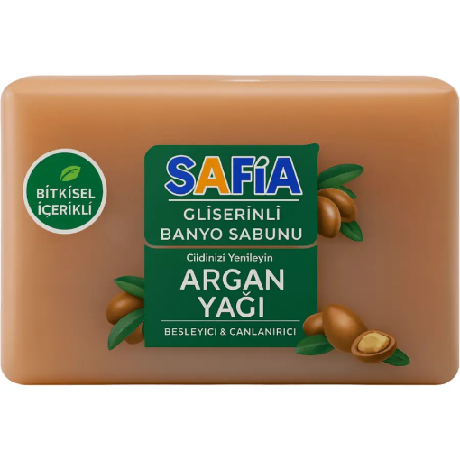 Safia Gliserinli Argan Yağlı Banyo Sabunu 150 Gr resmi